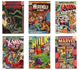 Bronze Age Marvel Comic Book Lot, Assorted Titles