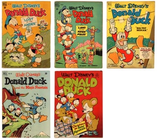 (5) Four Color Comic Book Issues