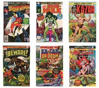 Silver / Bronze Age Marvel Comic Lot, Mixed Titles