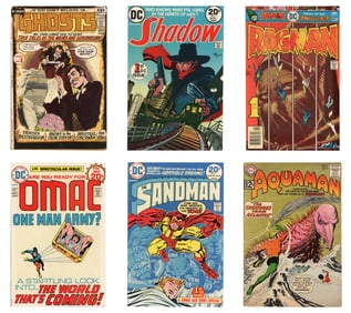 Silver & Bronze Age DC Comic Lot, Mixed Titles