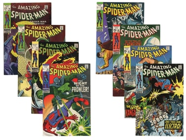 (8) Early Marvel Amazing-Spider Man Issues