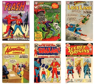 D.C. Comic Lot of Silver and Bronze Age