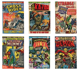 Early Marvel Comic Lot, Mixed Titles