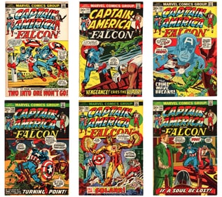 Estate Comic Lot. High Grade Captain America Lot