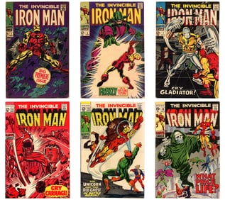 (10) Marvel Iron Man Issues Including #1