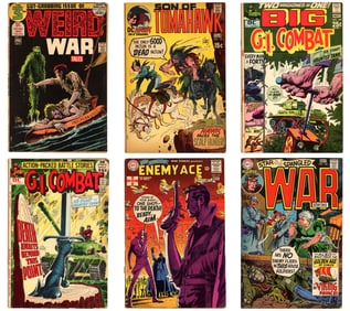 DC Comic Lot, Our Army At War, Sgt. Rock, & More