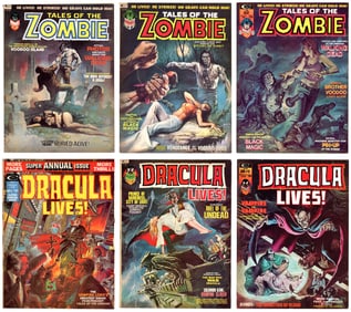 Horror and Monster Magazines, Group of 60