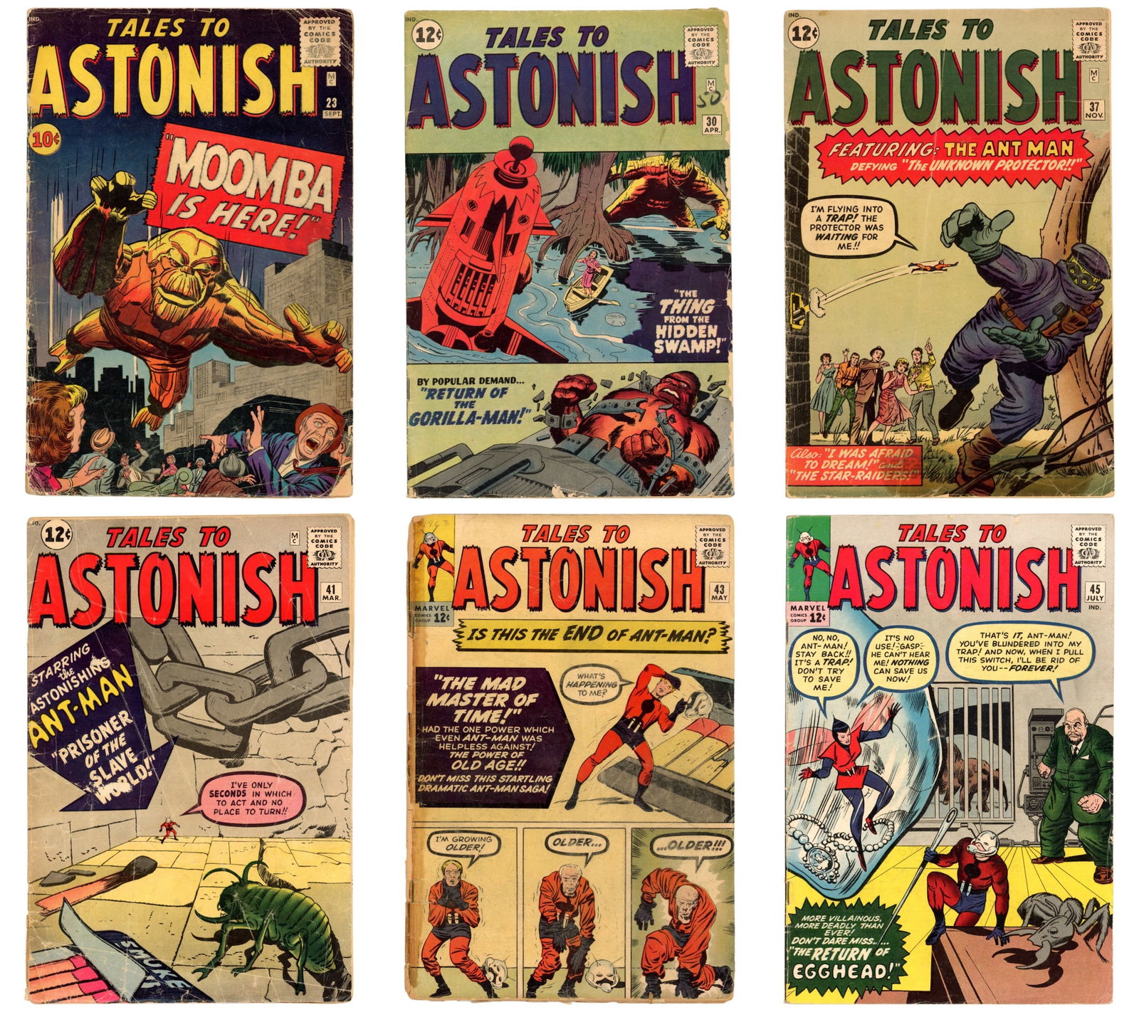 (101) Marvel Comics Tales to Astonish Issues (1 of 3)