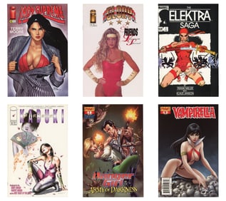 Short Box of Good Girl Comic Titles