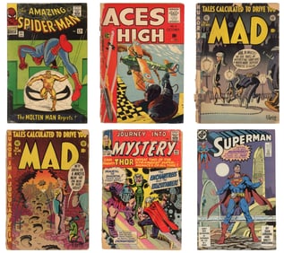 Estate Comic Book Lot, 4 Long Boxes