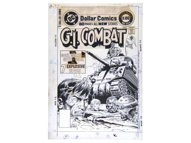 1977 G.I. Combat. #203 Cover Art, Joe Kubert