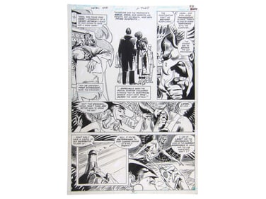 Detective Comics #500 Pg 53 Hawkman Orig Art