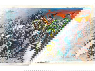 Mark Texeira 2005 Comic Con Wraparound Cover Art