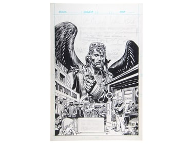 1985 Joe Kubert Interior Promo Page Arion #35