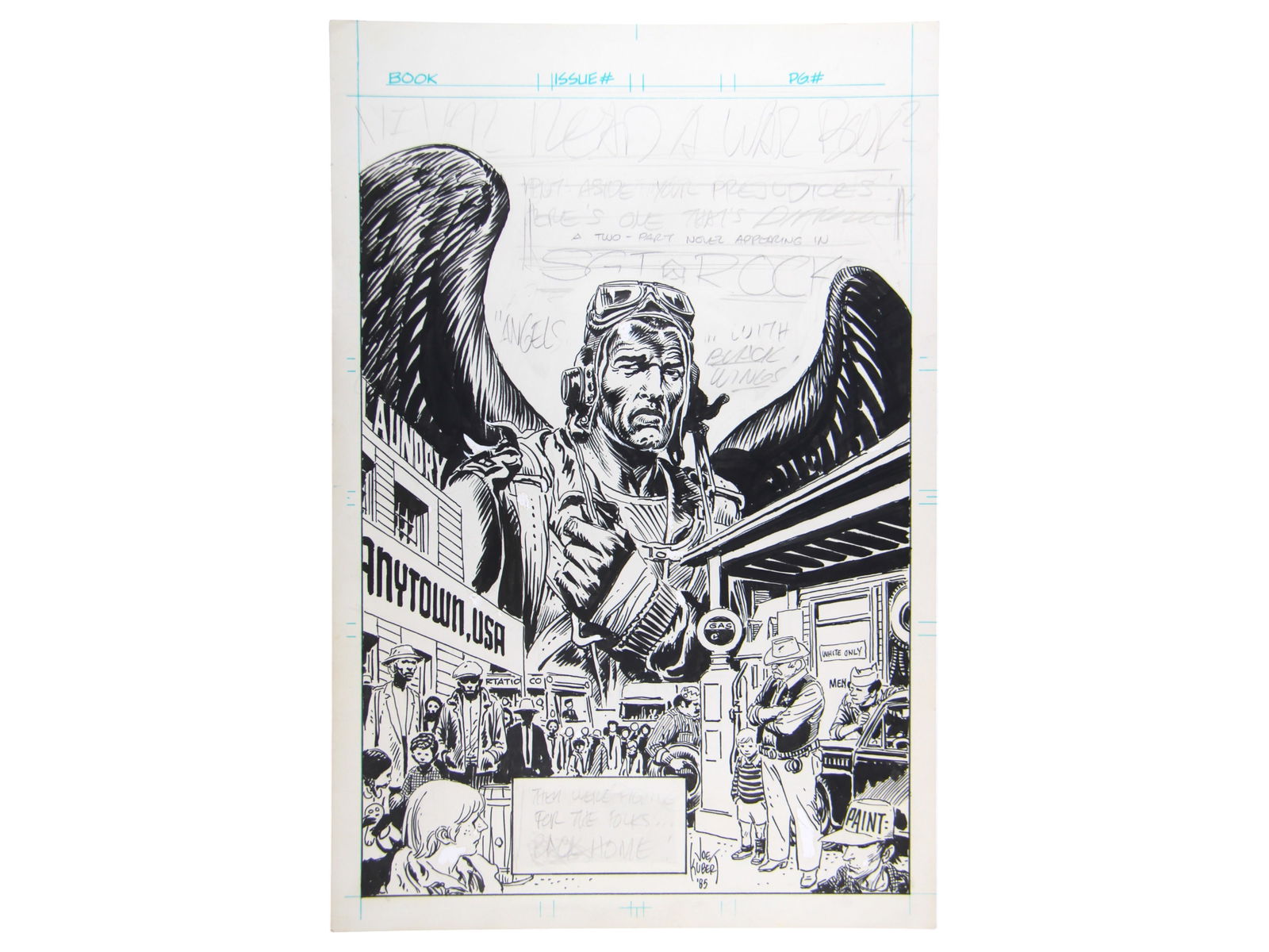 1985 Joe Kubert Interior Promo Page Arion #35 (1 of 2)