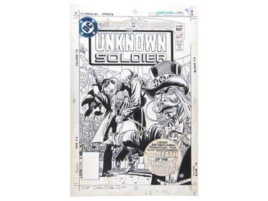 1982 Unknown Soldier #267 Cover Art, Joe Kubert