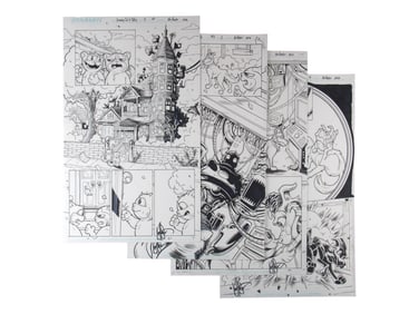 Ken Haeser, 4 Story Pages Grumpy Cat & Pokey