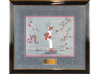 Friz Freleng Signed Baseball Bugs Model Sheet