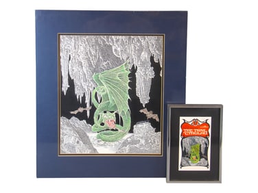 Murray Tinkelman Original Trail of Cthulhu Cover