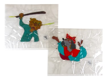 Disney Robin Hood, Pair of Production Cels