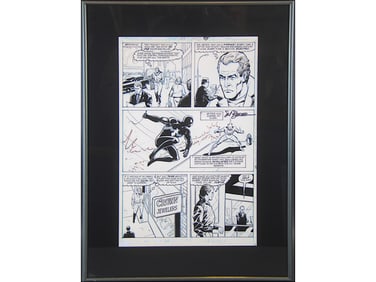 Spectacular Spider-Man #134 Original Art Story Pg