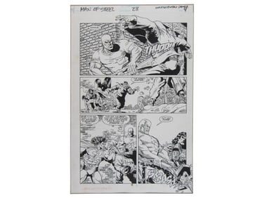 Superman: Man of Steel #28 Original Art Story Page