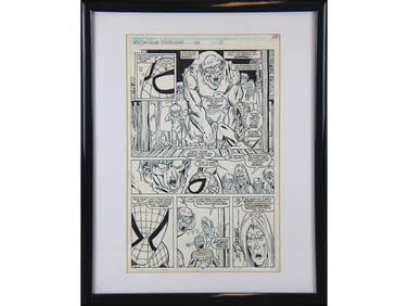 Spectacular Spider-Man #156 Original Art Story Pg