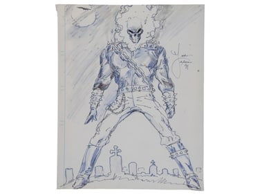 Mark Texeira - Original Ghost Rider Sketch