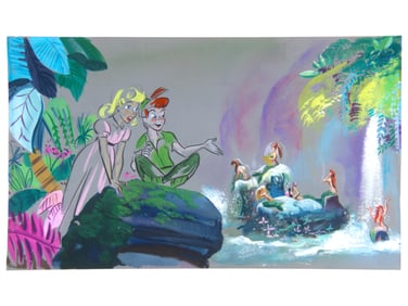1950's Original Peter Pan Concept Illustration