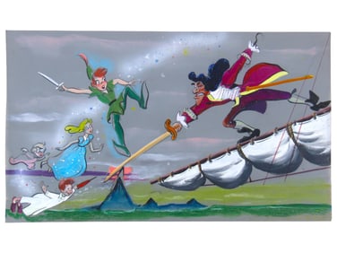 1950's Original Peter Pan Concept Illustration