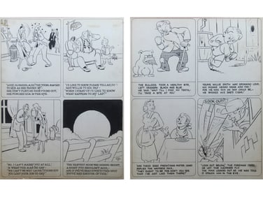 Chesler Publications Original Comic Art