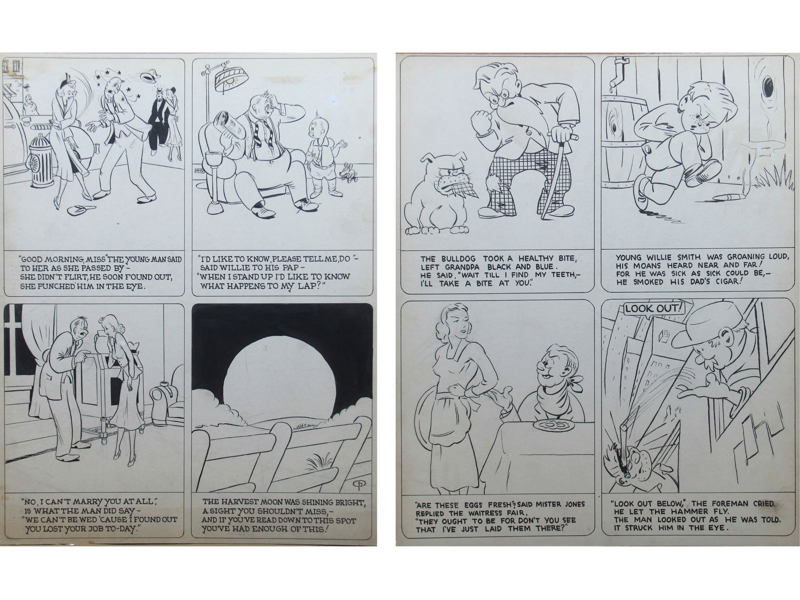 Chesler Publications Original Comic Art (1 of 1)