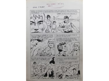 Sam Glanzman Kona #9 Story Page 9 Original Art