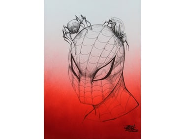 Antistatik - Spider-Man Illustration Original Art