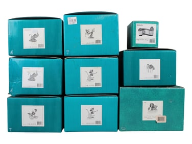 WDCC Disney Classics, 9 Assorted Boxed Pieces