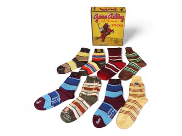 Gene Autry Socks in Original Box.