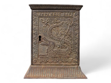 Cast Iron Oriental Safe Bank