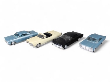 Lot of (4) Plastic Vintage Promo Cars