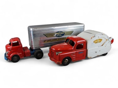 Structo and Wyandotte Pressed Steel Trucks