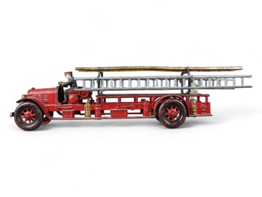 Kenton Cast Iron Fire Ladder Truck