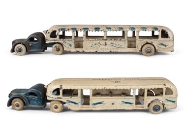 Arcade Century of Progress GMC Greyhound Pair