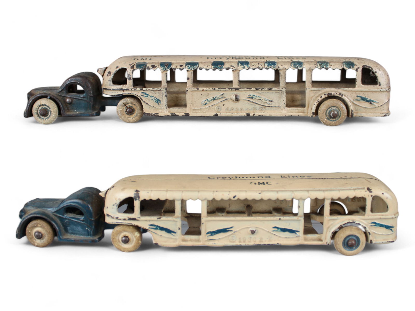 Arcade Century of Progress GMC Greyhound Pair (1 of 4)