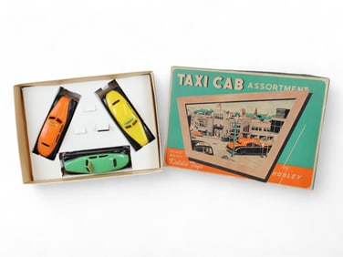 Hubley Kiddie Toys Taxi Cab Assortment Boxed