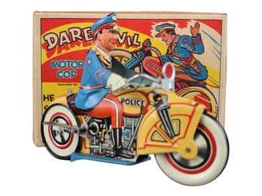 Boxed Unique Art Daredevil Motor Cop