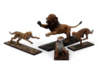 (4) St. Petersburg Aero Art Big Cats