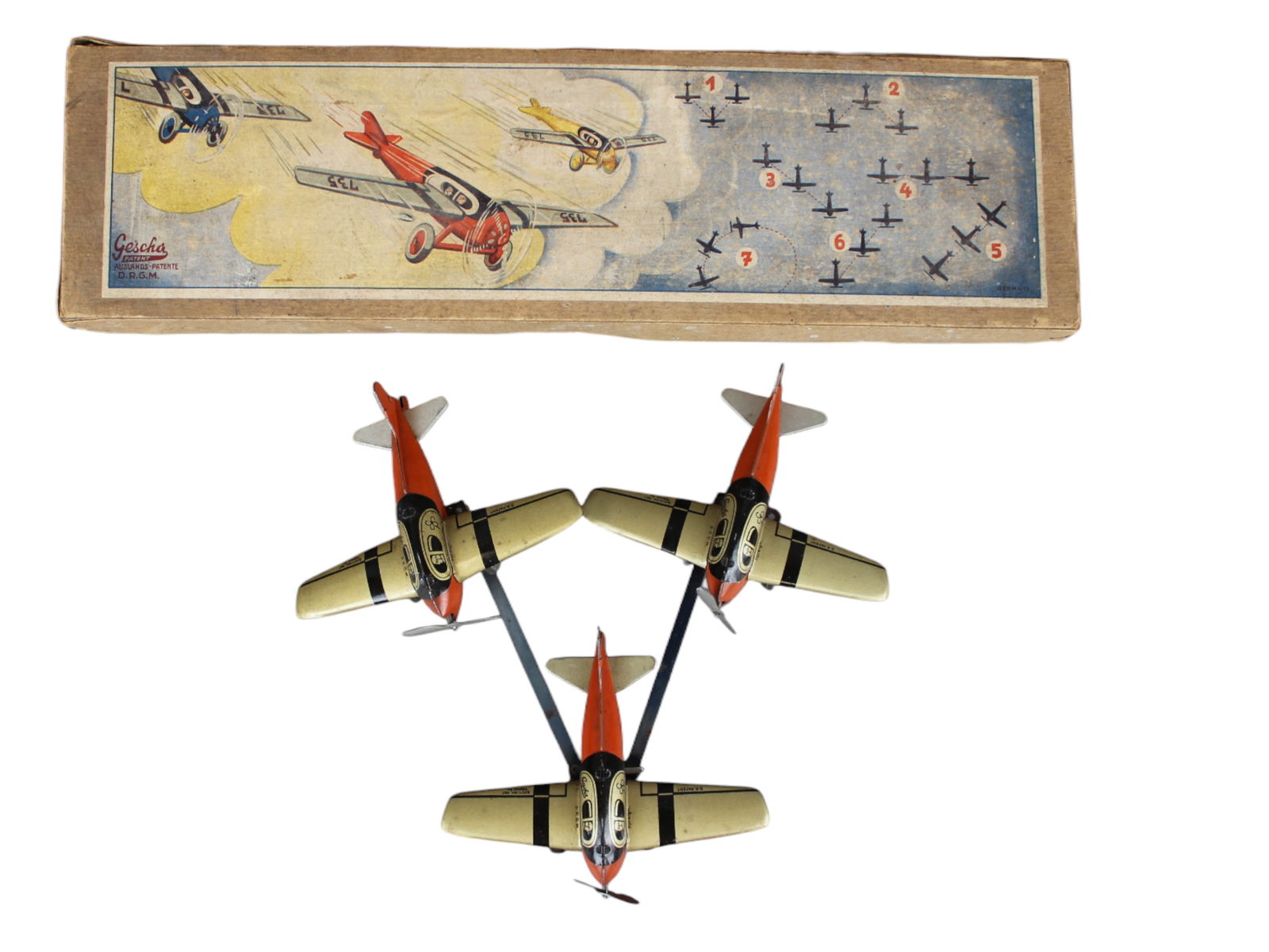 Boxed Gescha Folding Airplanes Squadron (1 of 5)