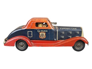 Marx G-Man Pursuit Car