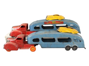 (2) Marx Deluxe Auto Transports