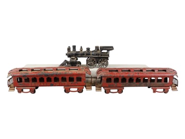 Cast Iron Train Set