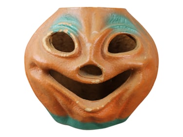 Large Papier Mache Halloween Jack-O-Lantern
